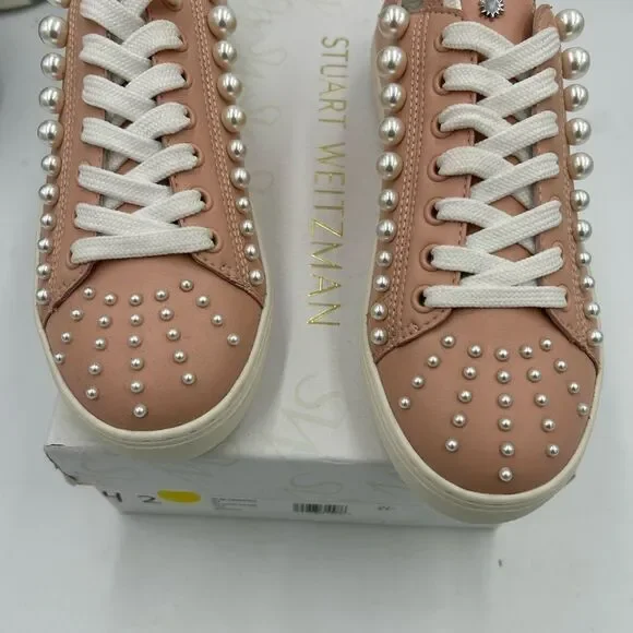 Women's Stuart Weitzman Goldie glam, convertible sneaker size 6 - Picture 4 of 10